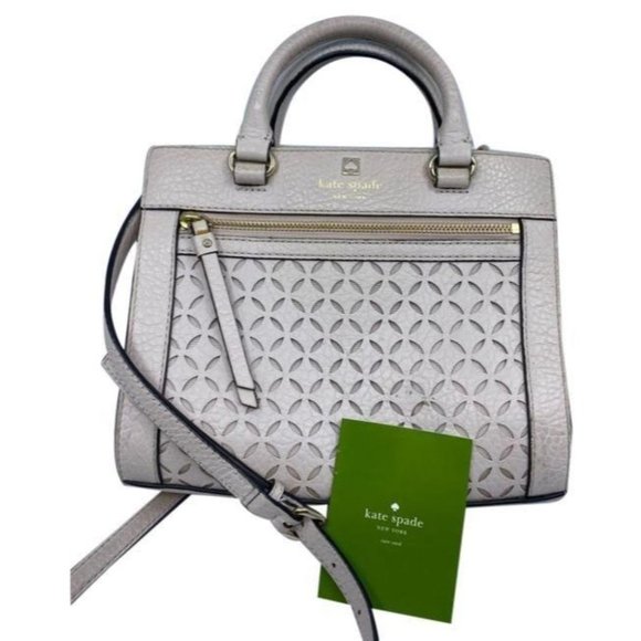 Kate Spade Handbags - kate spade medium handbag w strap white leather cr